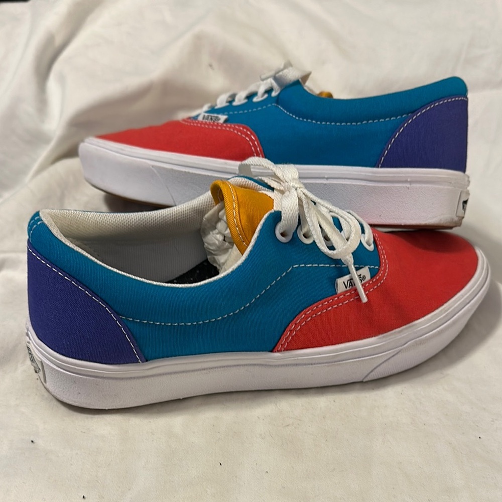 Vans Multicolor Comfy Cush Size 8 EUC